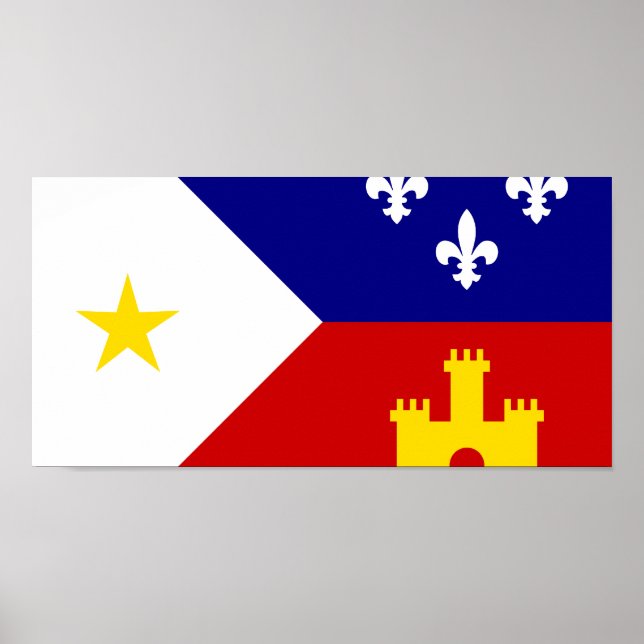 Acadiana, etnisk poster (Framsidan)