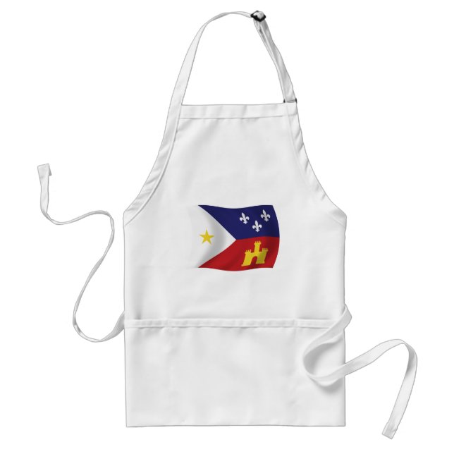 Acadiana Flag Förkläde (Framsidan)