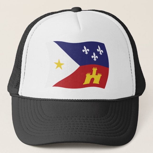 Acadiana Flagga Hatt Keps (Framsida)