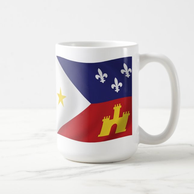 Acadiana Flagga Mugg (Höger)