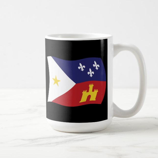 Acadiana Flagga Mugg (Höger)