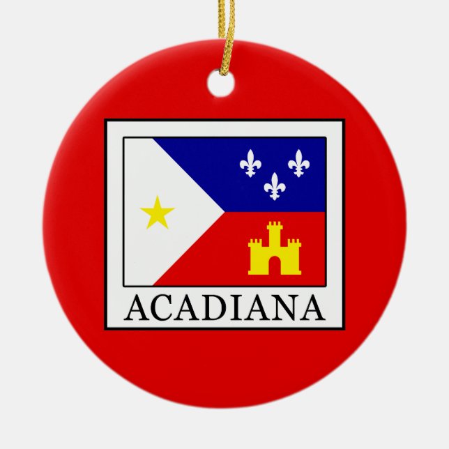 Acadiana Julgransprydnad Keramik (Framsidan)