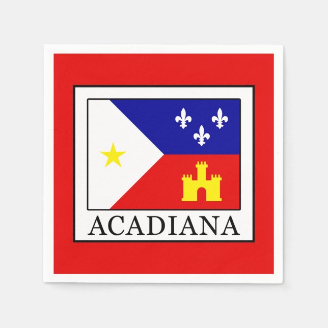 Acadiana Pappersservett (Framsidan)