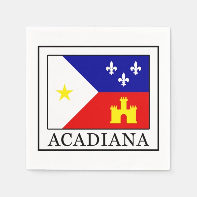 Acadiana Pappersservett (Framsidan)
