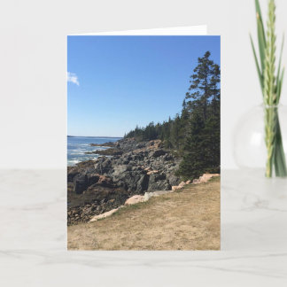 Acadianationalpark, Maine Notecard Kort