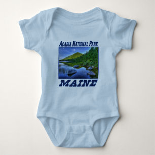 Acadianationalpark - Maine spädbarnranka T-shirt
