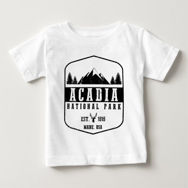 Acadianationalpark T Shirt (Framsida)