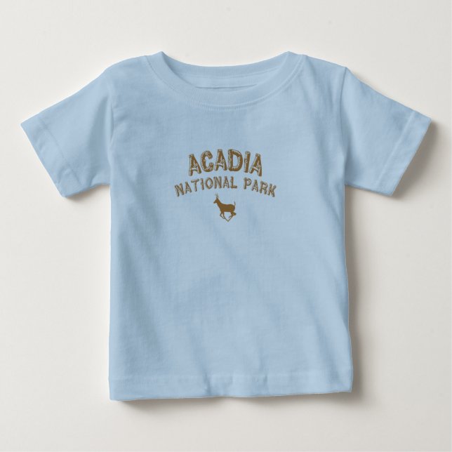 Acadianationalpark T-shirt (Framsida)