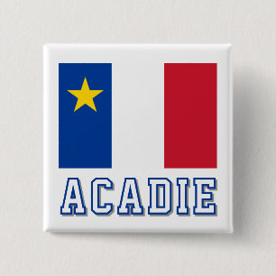 Acadias flagga knapp