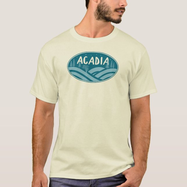 Acadias nationalpark utomhus t shirt (Framsida)
