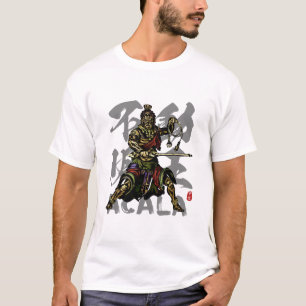 Acala ’Fudo Myo-o’ Calligraphy Art T Shirt
