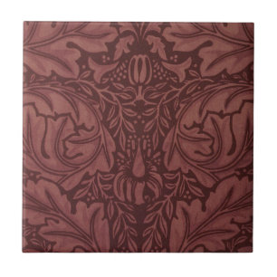 Acanthus av William Morris, Vintage blomstermönstr Kakelplatta