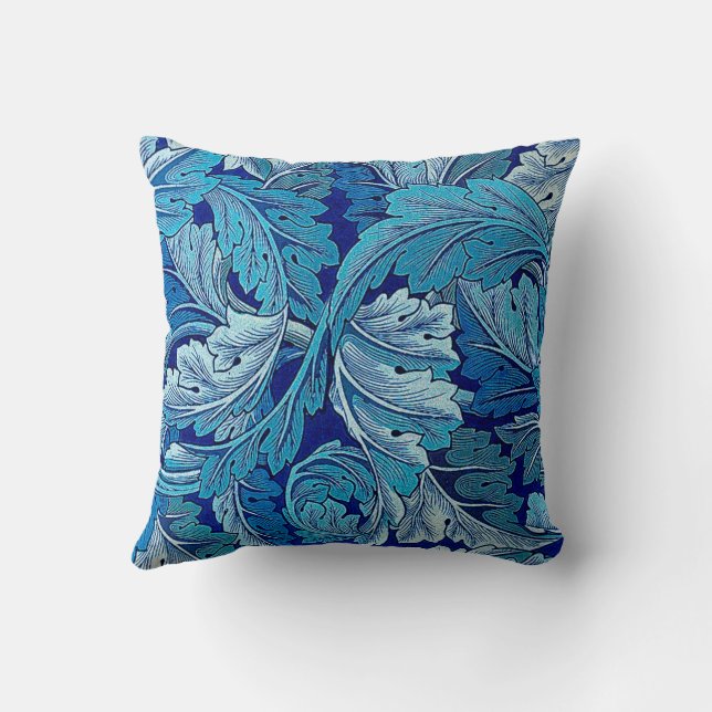 Acanthus Blue, William Morris Kudde (Baksida)