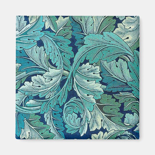 Acanthus Grönt, William Morris Magnet (Framsidan)