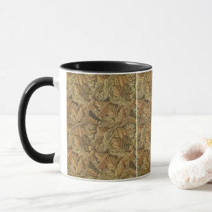 Acanthus Leaves av William Morris, Antik Tyg Mugg
