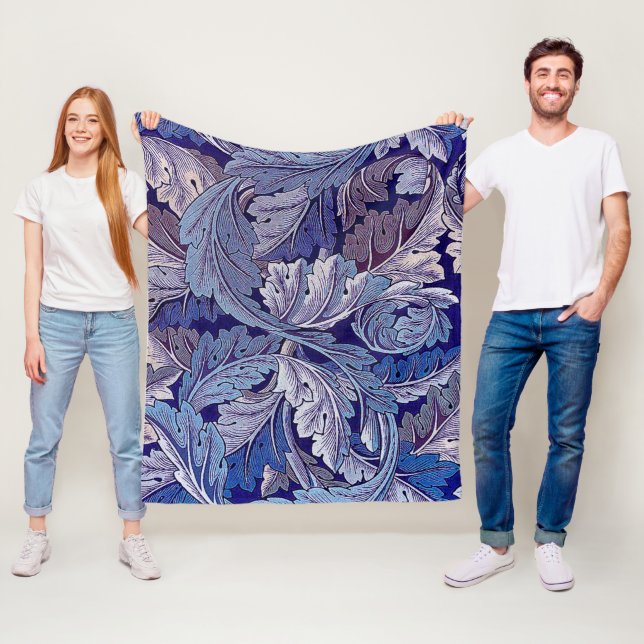 Acanthus Lila, William Morris Fleecefilt (På plats)