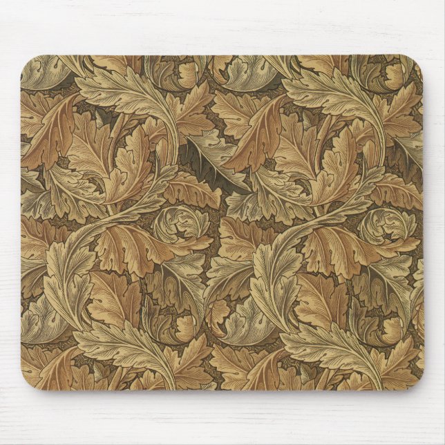 Acanthus Löv av William Morris, Antique Textile Musmatta (Framsidan)
