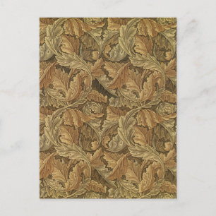 Acanthus Löv av William Morris, Antique Textile Vykort