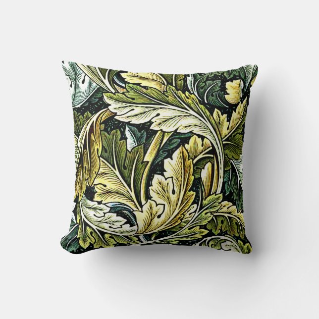Acanthus, populär William Morris mönster Kudde (Framsida)