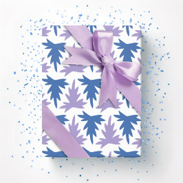 Acanthus Row i Blått och Lila Presentpapper