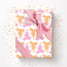 Acanthus Row i rosa och orange