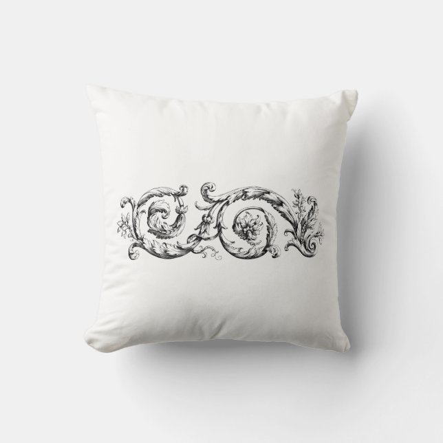 Acanthus Scroll Kuddinkast Kudde (Framsida)