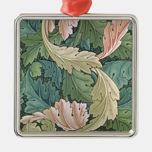 "Acanthus" tapetdesign, 1875 Julgransprydnad Metall (Framsidan)