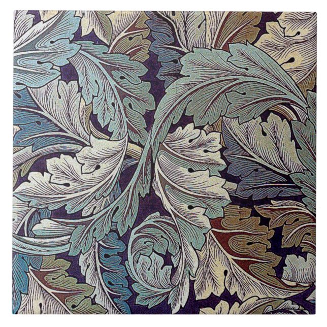 Acanthus, William Morris Kakelplatta (Framsidan)