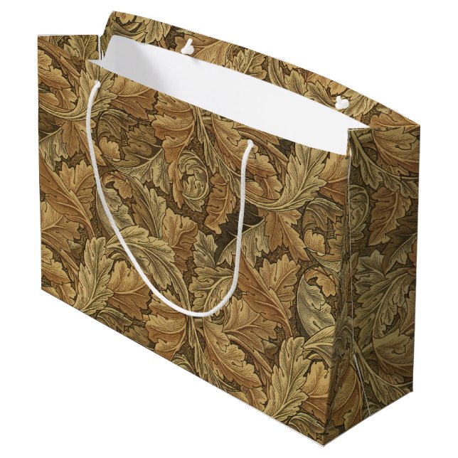 Acanthusblad av William Morris, Antik textil (Baksidan Vinklad)
