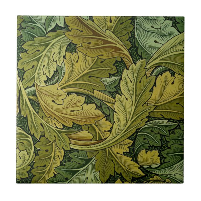 Acanthusen belägger med tegel kakelplatta (Framsidan)