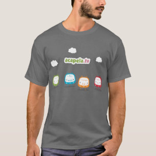acapela.tv-grå färgTshirt Tröja