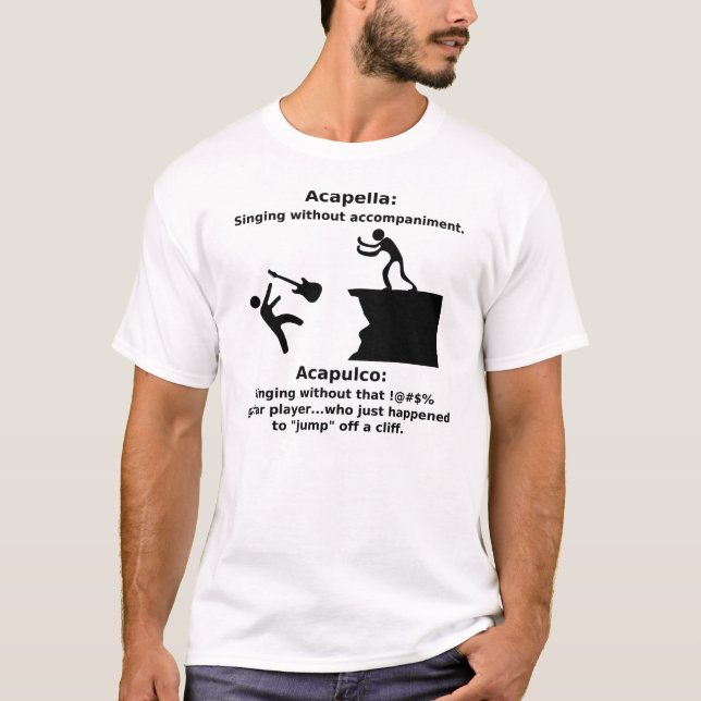 Acapella Acapulco (tända), T-shirt (Framsida)