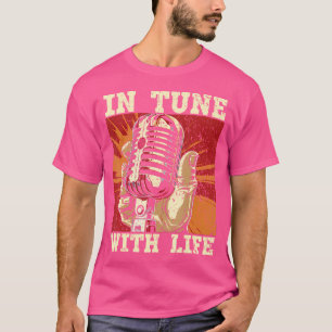 Acapella sånginstruktör Musik Röst Opera Sång T Shirt