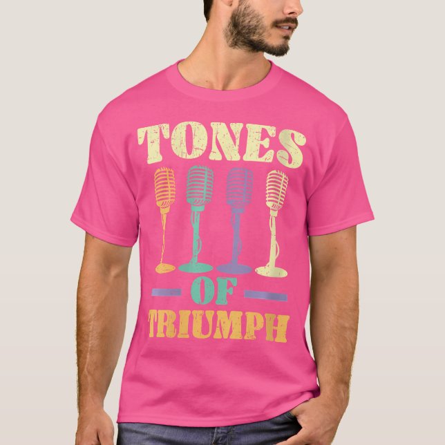 Acapella Singing Instructor Music Voice Opera Sjun T Shirt (Framsida)