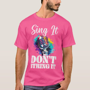 Acapella Singing Instructor Music Voice Opera Sjun T Shirt