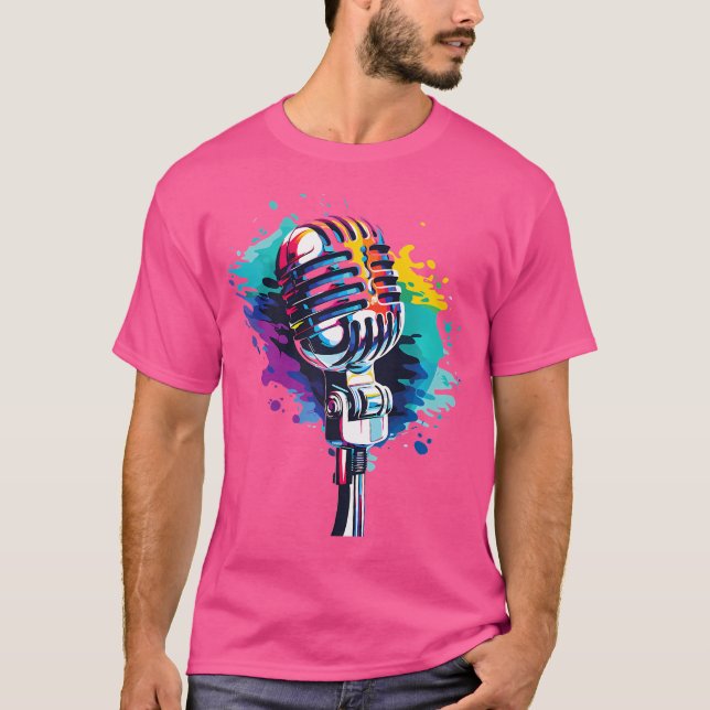 Acapella Singing Instructor Music Voice Opera Sjun T Shirt (Framsida)