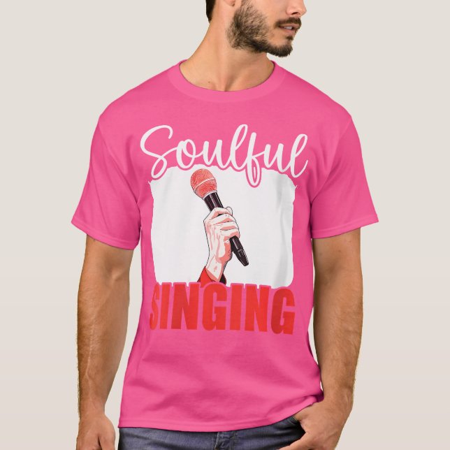 Acapella Singing Instructor Music Voice Opera Sjun T Shirt (Framsida)