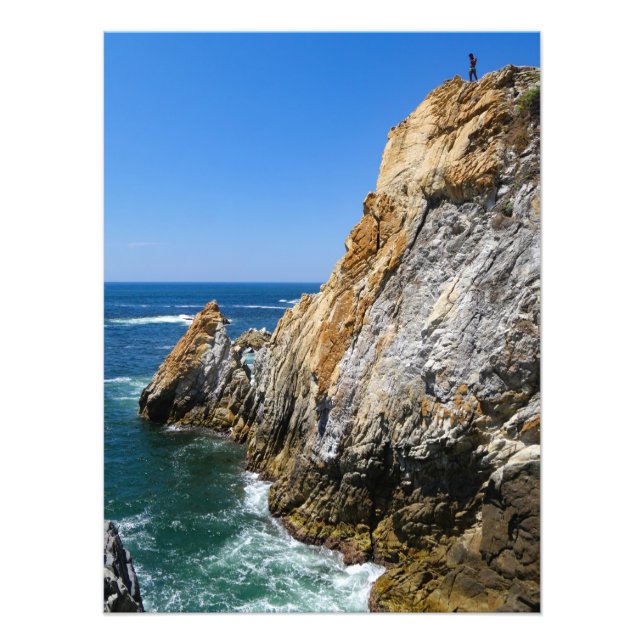 Acapulco Cliff Diver Fototryck (Framsidan)
