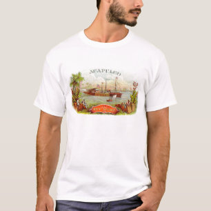 Acapulco för cigarrvintagedesign T-tröja Tee