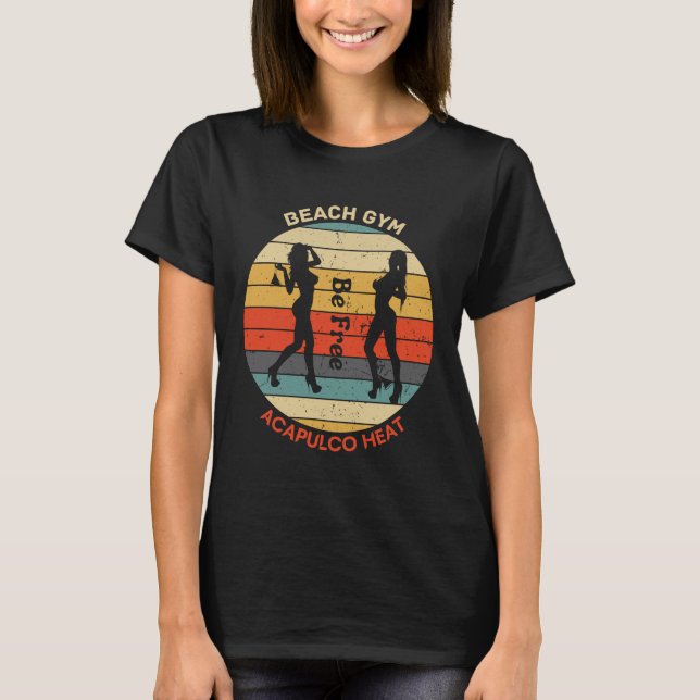 Acapulco Heat Retro Design T-Shirt (Framsida)