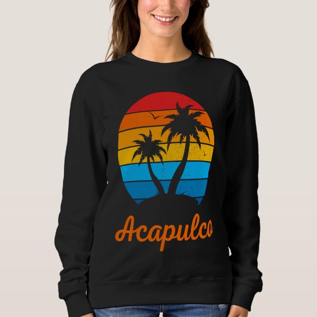Acapulco Mexico Family Vacation Beach Tropical T Shirt (Framsida)