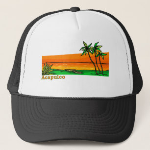 Acapulco Mexico Truckerkeps