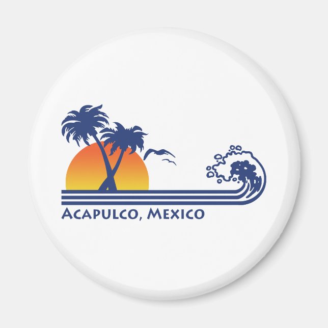 Acapulco Mexiko Magnet (Framsidan)
