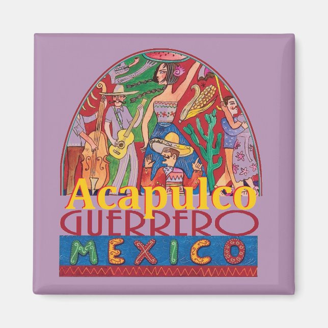 ACAPULCO Mexiko Magnet (Framsidan)