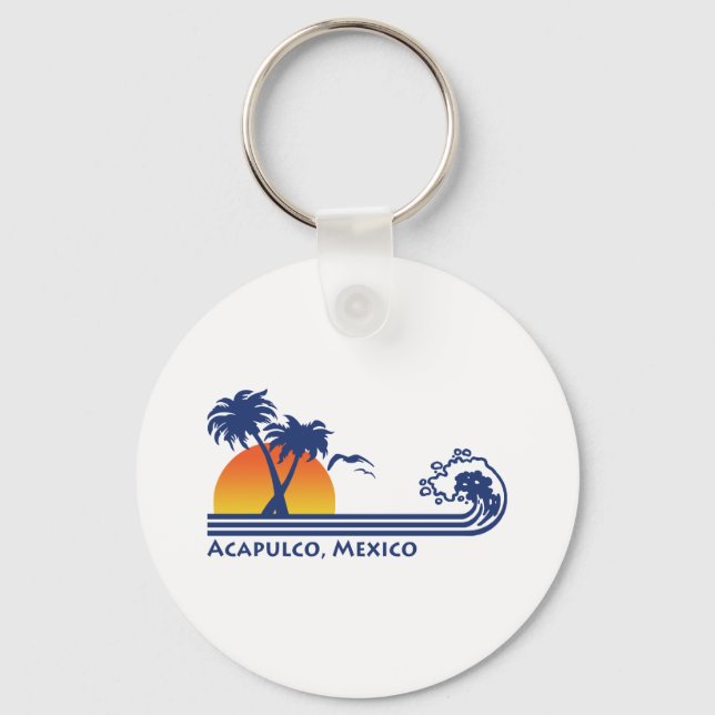 Acapulco Mexiko Nyckelring (Framsida)