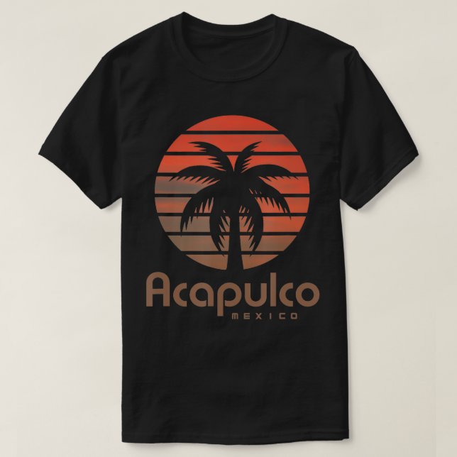 Acapulco Mexiko T Shirt (Design framsida)