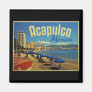 Acapulco Mexiko Vintage resor Magnet