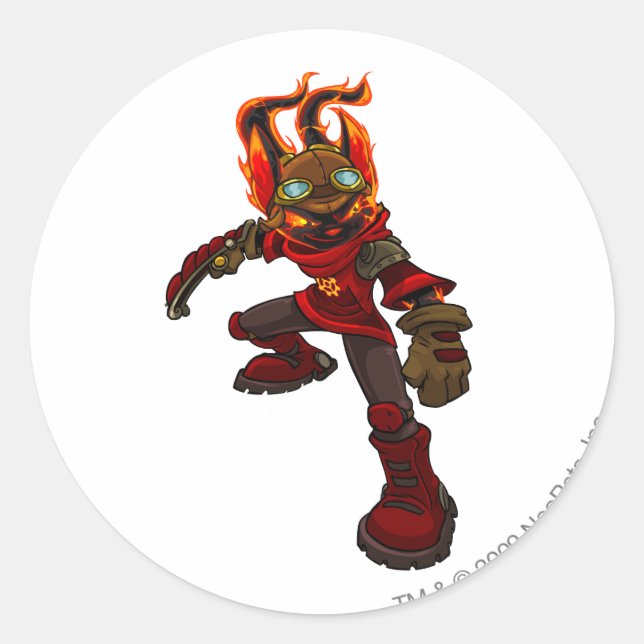 Acara Moltara Player Runt Klistermärke (Framsida)