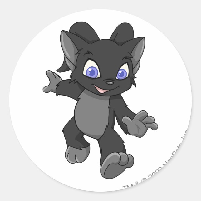 Acara Shadow Runt Klistermärke (Framsida)