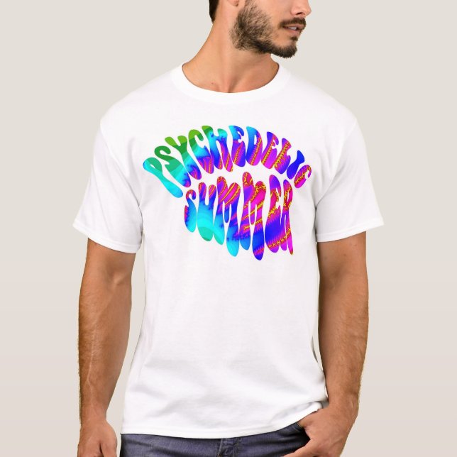Acc-sommarPsych T-tröja Tee Shirt (Framsida)